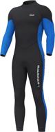 🌊 hevto 3mm wetsuits for men &amp; women - keep warm in cold water during scuba diving and surfing logo