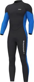 img 4 attached to 🌊 Hevto 3mm Wetsuits for Men &amp; Women - Keep Warm in Cold Water during Scuba Diving and Surfing