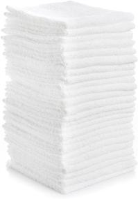 img 3 attached to 🛁 Simpli-Magic 79078 Linens: White Washcloths, 12"x12" - Pack of 24 - Premium Quality!