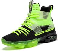 top-rated jmfchi basketball sneakers: high top non-slip boys' shoes for outdoor excellence logo