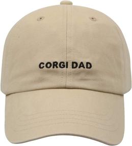 img 3 attached to 🧢 Stylish Pre-Washed Embroidered Dad Hat Baseball Cap for Dog Moms and Dog Dads