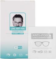 👓 enhanced formula anti-fog wipes for glasses, eyeglasses, goggles, face shields, cameras, screens, and phones logo