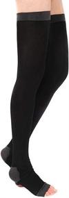 img 1 attached to Slimming Compression Stockings Overnight Leggings