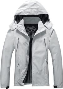 img 4 attached to Stay Dry in Style: MOERDENG Women's Lightweight Waterproof Rain Jacket - Ideal for Hiking and Travel