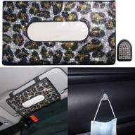 crystal sparkling leopard hanging accessories logo