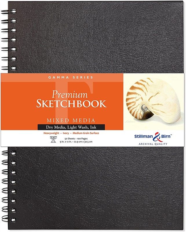stillman birn wirebound sketchbook heavyweight painting, drawing & art supplies in art paper 로고