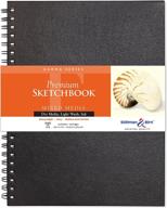 stillman & birn gamma series wirebound sketchbook: 9x12, 150 gsm, ivory paper, medium grain surface logo