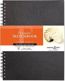 img 2 attached to Stillman & Birn Gamma Series Wirebound Sketchbook: 9x12, 150 gsm, Ivory Paper, Medium Grain Surface