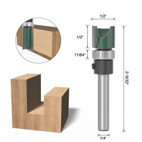 img 1 attached to Yakamoz Industrial Straight Template Woodworking