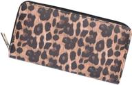 animal print zip around wallet women's handbags & wallets and wallets logo