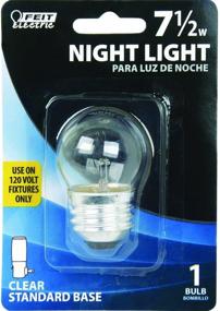 img 1 attached to 🌛 Dimmable Clear Incandescent Night Light - 7.5W Soft White S11 (BP71/2S), 2700K - 2.2"H x 1.4"D