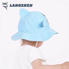 img 2 attached to LANGZHEN Hats & Caps: Designed Toddler Boys' Accessories for Animal Protection