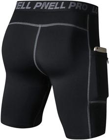 img 2 attached to 💪 LUWELL PRO 1127 3Black Compression Undershorts