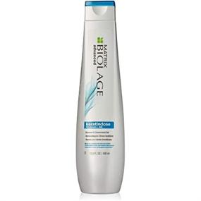 img 4 attached to 💆 BIOLAGE Advanced Keratindose Shampoo - Moisturizing Frizz Control & Hair Repair - Sulfate & Paraben-Free - for Overprocessed, Damaged Hair - 13.5 Fl Oz (Pack of 1)