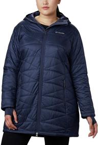 img 2 attached to Columbia Womens Mighty Hooded Jacket Women's Clothing in Coats, Jackets & Vests