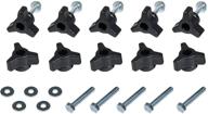 🔧 set of 10 powertec 71068 t-track knobs with 1/4-20 by 1-1/2&#34; hex bolts, washers - enhanced seo logo
