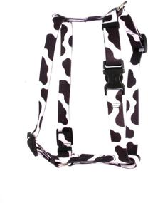 img 1 attached to 🐮 Cow Print Roman Style H Dog Harness by Yellow Dog Design