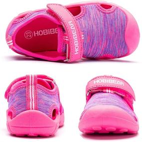 img 1 attached to 👞 HOBIBEAR Water Breathable Sandals for Toddler Boys | Outdoor Footwear