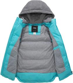 img 2 attached to 🧥 ZSHOW Girls' and Boys' Warm Hooded Puffer Vest: Thicken Padded Jacket for Winter Coat