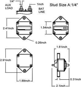 img 2 attached to ⚓️ Waterproof Marine Thermal Circuit Breaker: Ensuring Reliable Electrical Protection Onboard