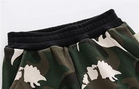 img 1 attached to Mud Kingdom Joggers Camouflage Dinosaur Boys' Clothing