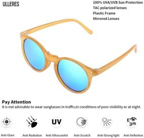 img 2 attached to 🕶️ Polarized Mirrored Sunglasses: Stylish UV Protection for Men and Women