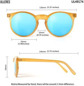 img 3 attached to 🕶️ Polarized Mirrored Sunglasses: Stylish UV Protection for Men and Women