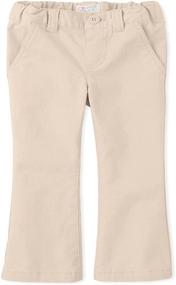 img 3 attached to 👧 Girls Toddler Uniform Clothing for The Children's Place - Pants & Capris