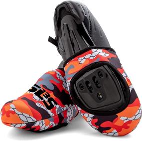 img 2 attached to 🚴 SLS3 Cycling Shoe Covers: The Ultimate Solution for Cold Feet - Neoprene Road Bike Shoe Covers - Windproof, Waterproof, Thermal Overshoes