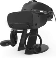 🎮 afaith vr stand with game controller holder - display stand for oculus rift s/oculus quest/rift and other vr headsets logo