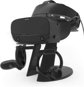 img 4 attached to 🎮 AFAITH VR Stand with Game Controller Holder - Display Stand for Oculus Rift S/Oculus Quest/Rift and Other VR Headsets