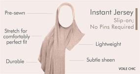 img 2 attached to Voile Chic Presewn Instant Premium Women's Accessories