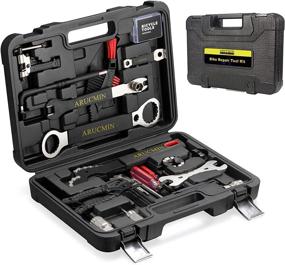 img 4 attached to 🔧 ARUCMIN 24-Piece Bike Tool Kit: Expert Bicycle Repair Set for Mountain & Road Bikes, Essential Maintenance Tools with Storage Case