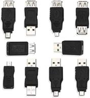 anices otg 5-pin мужской на женский мини адаптер-конвертер - usb в micro usb логотип