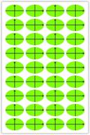 🎯 360 green embroidery target stickers: oval shape planner, calendar, scrapbooking crafting stickers logo