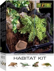 img 4 attached to 🦎 Complete Exo Terra Rainforest Habitat Kit with PT2602 - Small: The Ultimate Setup for Your Rainforest Reptiles and Amphibians