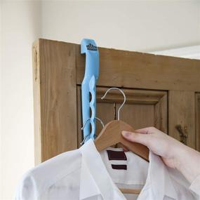 img 1 attached to 🧺 Minky Homecare Handy Hanger Set - Pack of 2, Blue