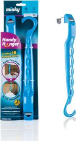 img 4 attached to 🧺 Minky Homecare Handy Hanger Set - Pack of 2, Blue