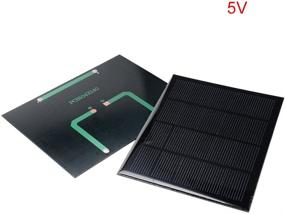 img 3 attached to 🌞 5Pcs 5V 300mA Poly Mini Solar Cell Panel Module DIY for Light Toys Charger | 104mm x 140mm - uxcell