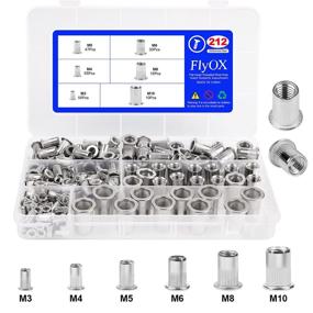 img 4 attached to Ассортимент заклепок с резьбой FlyOX из нержавеющей стали