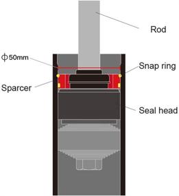 img 2 attached to NICECNC Red 50Mm Rear Suspension Lowering Kit Compatible With 250 350 450 XC-F 2013-2021