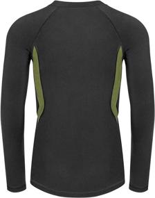 img 3 attached to UNIQUEBELLA Men's Quick-Drying Thermal Fleece Long Johns Sweat Wicking Underwear Tops