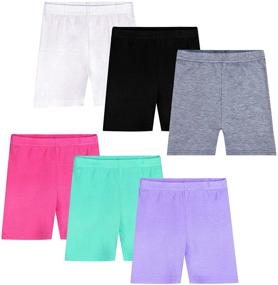 img 4 attached to Safeguard Your Girls with Auranso Dance Shorts: Active Wear for Safety Conscious Parents