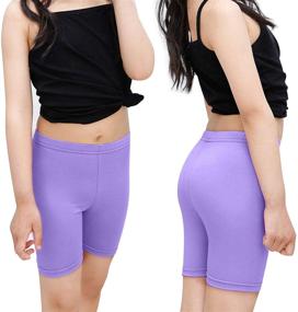 img 2 attached to Safeguard Your Girls with Auranso Dance Shorts: Active Wear for Safety Conscious Parents