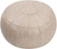 🍄 rotot unstuffed pouf cover: ottoman, bean bag chair, foot stool, foot rest, storage solution for wedding - empty & new (mushroom) logo