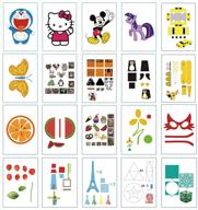 совершенствуйте свой опыт 3d-печати с 20 листами высококачественной бумаги для рисования и 40 сложных узоров, в комплекте с прозрачным набором пластины - идеальный подарок для детей с 3d-ручками. логотип