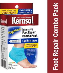 img 3 attached to 🦶 Kerasal Intensive Foot Repair Skin Healing Ointment & ZenToes Moisturizing Gel Socks Set - Ultimate Foot Care Combo, 1 Oz Ointment + 1 Pair Socks