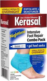 img 4 attached to 🦶 Kerasal Intensive Foot Repair Skin Healing Ointment & ZenToes Moisturizing Gel Socks Set - Ultimate Foot Care Combo, 1 Oz Ointment + 1 Pair Socks