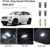 улучшите интерьер вашего jeep grand cherokee с набором из 15 светодиодных ламп awalited - сверхяркие лампочки для всех моделей 2011-2020 логотип