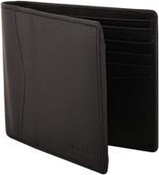 premium crocodile embossed leather bifold wallets and card cases with rfid blocking technology logo